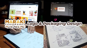 Designing Maraki Pure Honey Logo & Packaging