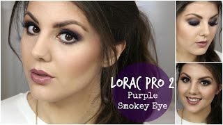 Purple Smokey Eye ft. LORAC PRO 2 | Makeup Tutorial
