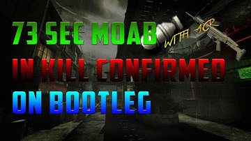 MW3: WORLDS FASTEST SOLO MOAB in Kill Confirmed on Bootleg (73 sec Moab) | by SiineX