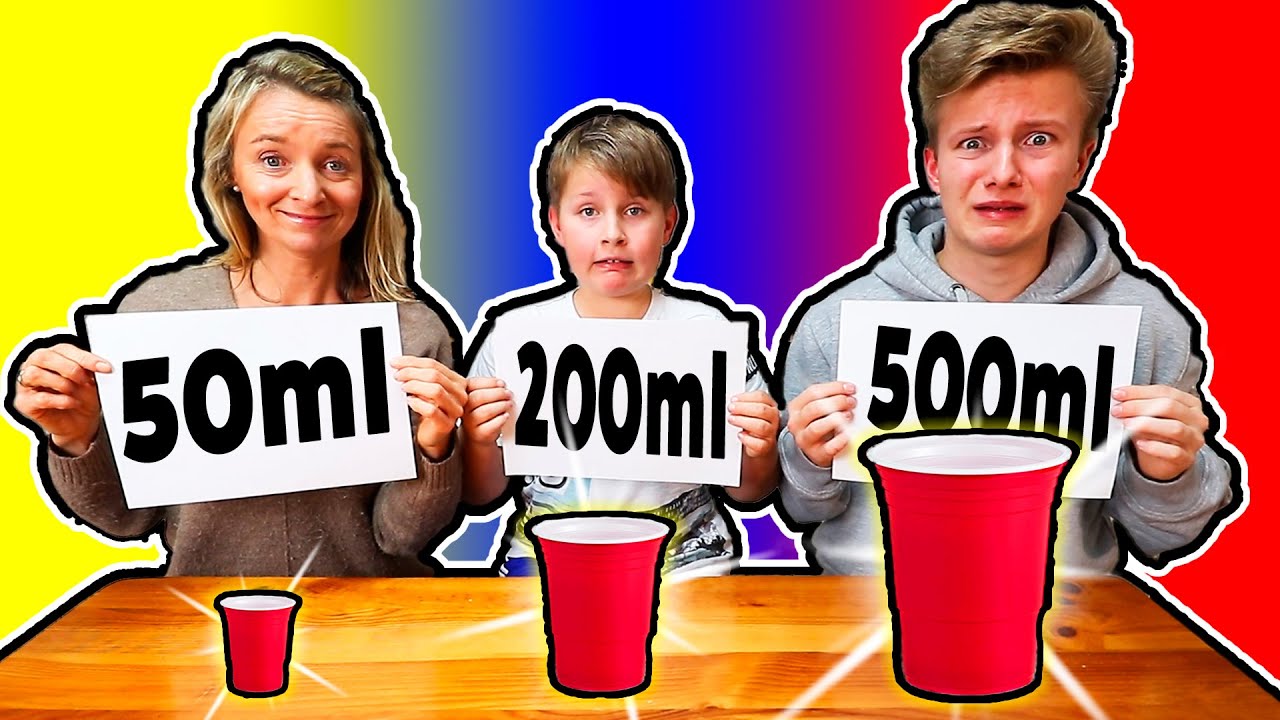 WÄHLE DEINE KATASTROPHE 😰 XXS /S & XXL BECHER  CHALLENGE 🤢  🤣 TipTapTube