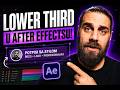 Lower Third u After Effects-u 🔥 Napravi PRO potpise + Essential Graphics