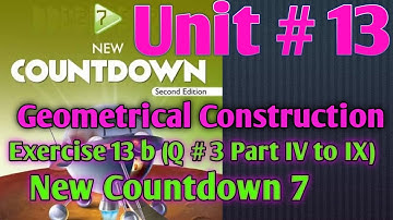 Countdown 7 Exercise 13b |Q # 3 (IV-IX) | Oxford new countdown 7 second edition |Oxford Math class 7