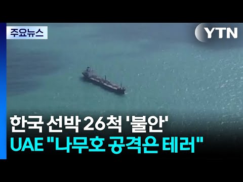호르무즈 한국 선박 26척 '불안'...UAE "나무호 공격은 테러" / YTN