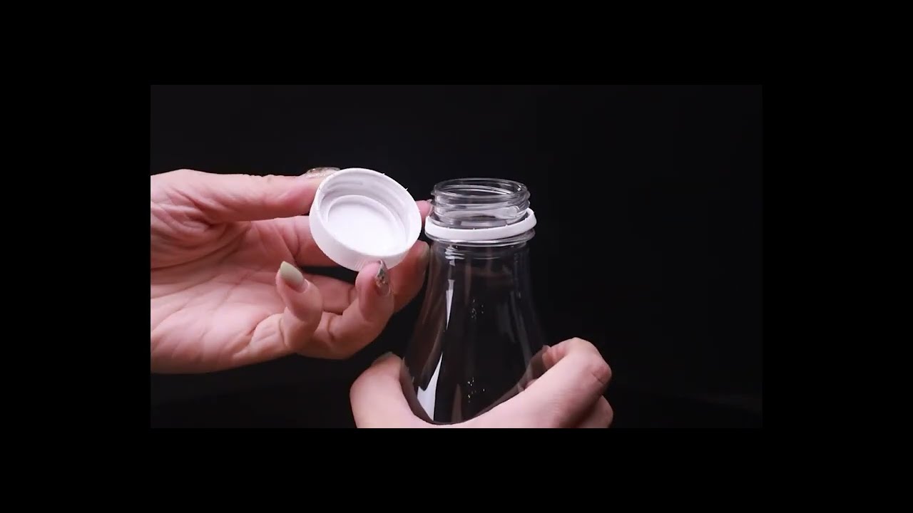 Empty Clear Milk Juice Bottle Packaging Bottle Biodegradable PLA Disposable Plastic Bottles