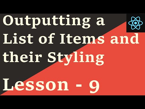 React Native Tutorial - 9: Outputting a List of Items