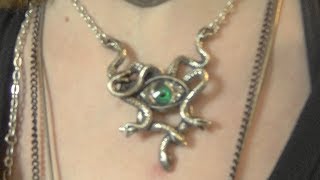 #AlchemyGothic #Gorgonseye + #Harbingerraven necklaces