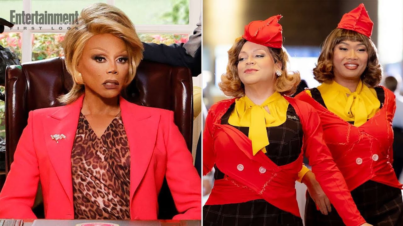 РуПол становится президентом в шоу «Остановите этот поезд!». Смотрите, как королевы Drag Race зах...