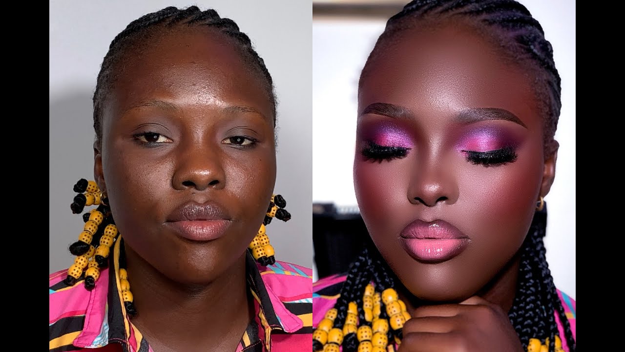 DARK SKIN MAKEUP TUTORIAL. DARK SKIN MAKEUP TRANSFORMATION YouTube