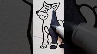 Draw Houndour #houndour #pokemon