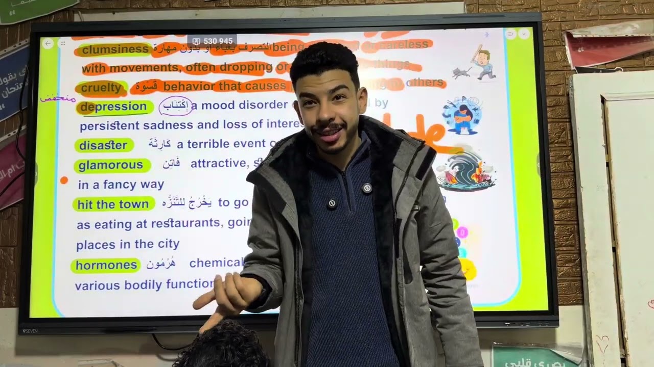 الصف الثالث الثانوى اقوى شرح كلمات يونت 6 الجزء الاول المنهج الجديد english  2026