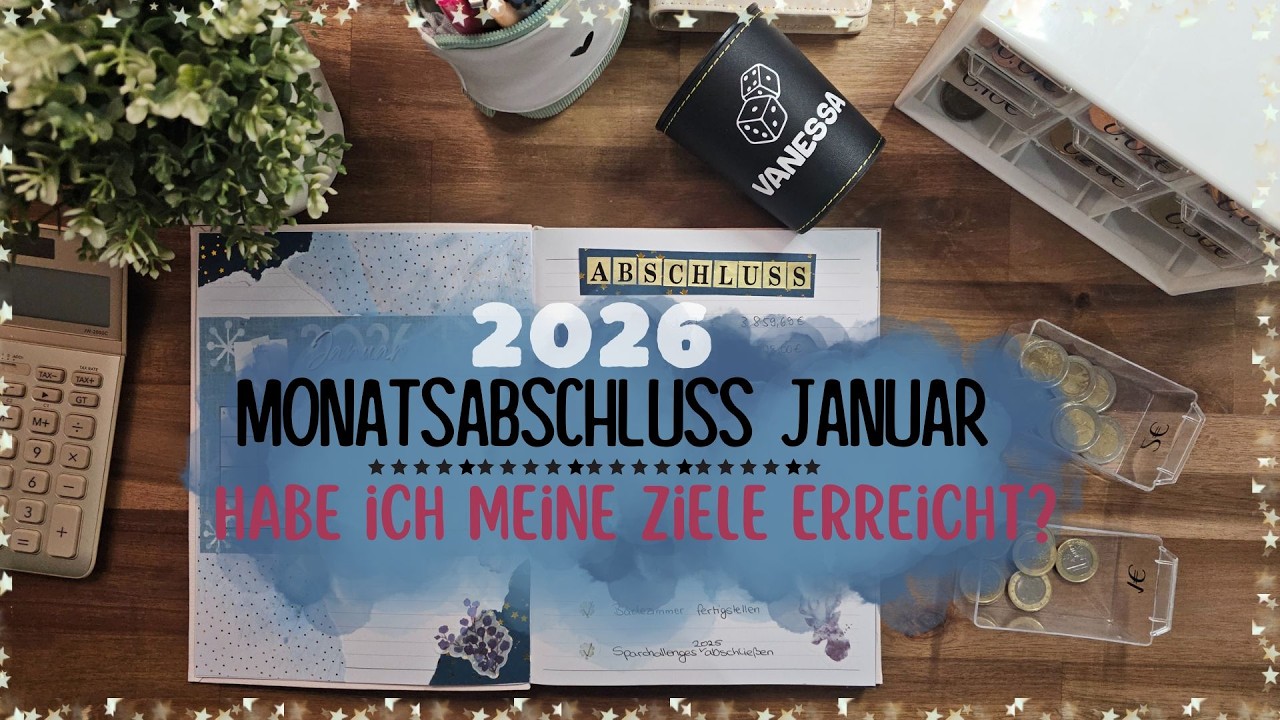 Monatsabschluss Januar ❄️Wie lief mein Monat?😱 Ich habe meine Ziele erreicht