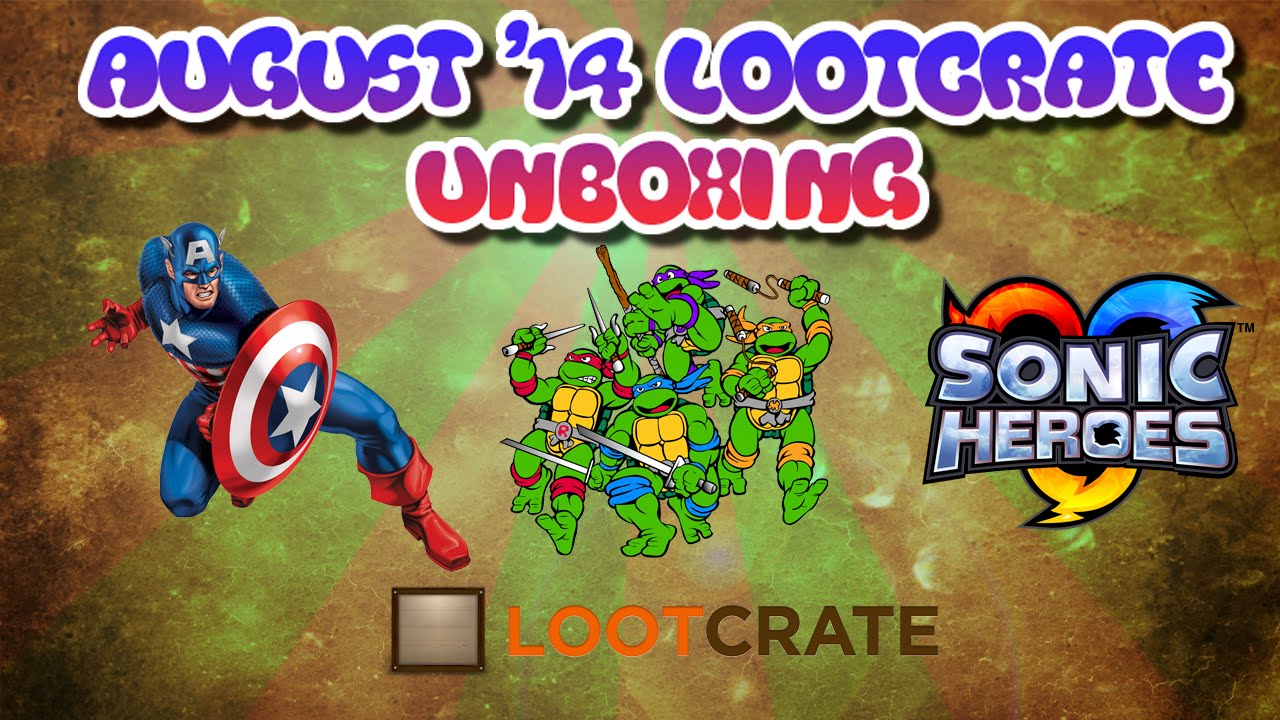 August Loot Crate Unboxing - Hereos theme