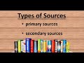 Exploring Primary and Secondary Sources in Research