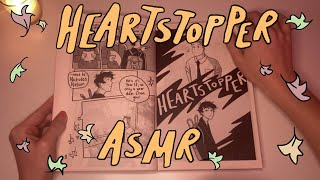 ASMR | Reading HEARTSTOPPER! ♡ Close whispers | Paper tracing