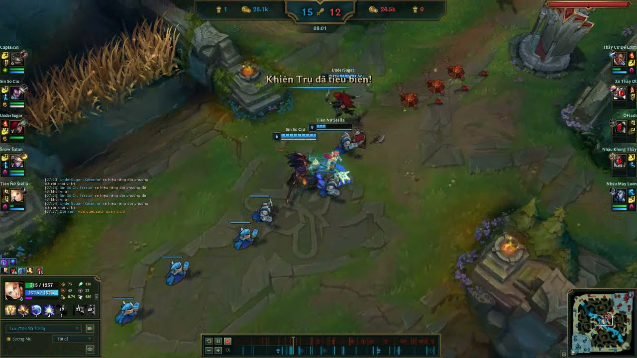 Lux Highlight Pentakill! (URF 2021 game mode).