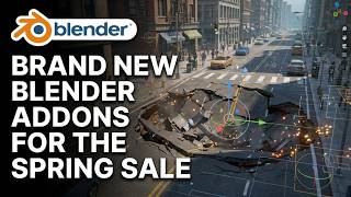 Brand New blender Addons ready for the spring discount
