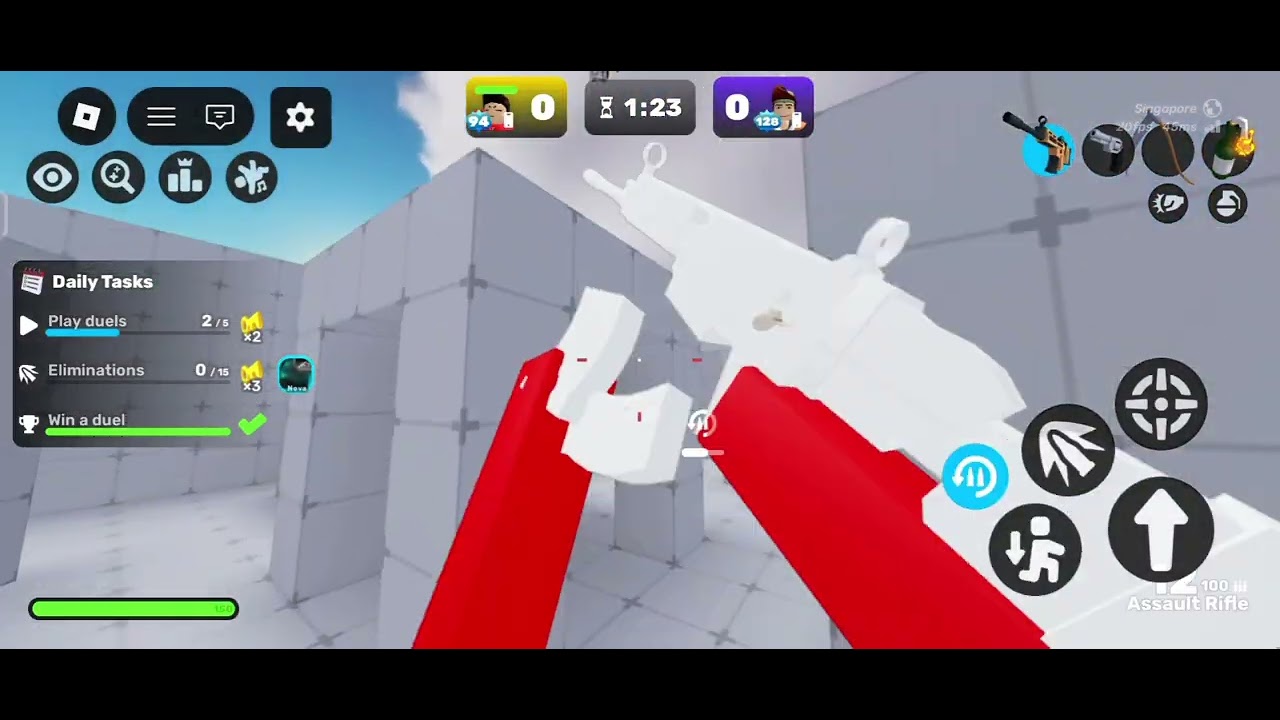 Playing rivals in roblox - YouTube