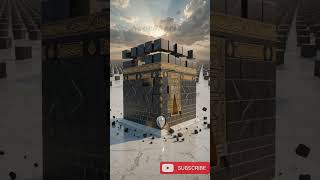 Black Marble Stones Transform into the Holy Kaaba | Al CinematicArt #Shorts #beautiful #allah