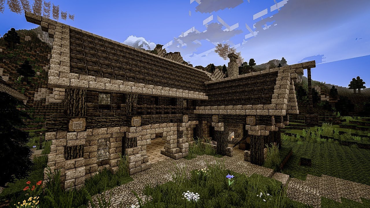 Minecraft Timelapse - The Medieval Village of Berjadalsá | Part 3 - YouTube