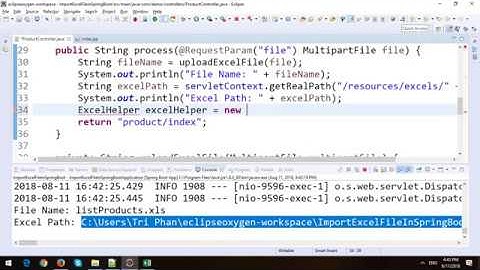 Import Excel File in Spring MVC and Spring Boot