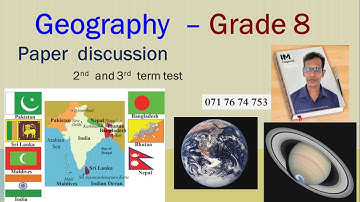 Geography (E.M) -Grade 8 - second term test paper discussion
