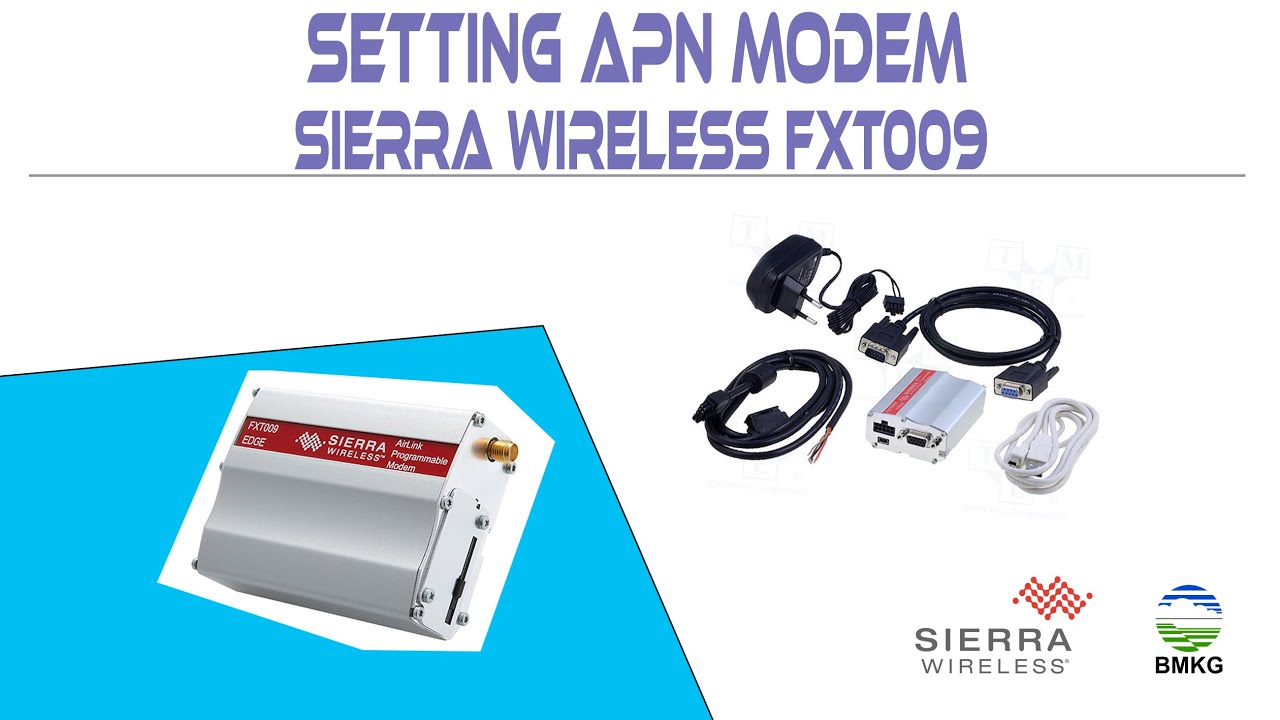 Setting APN Modem Sierra Wireless FXT009 YouTube