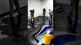 From Dirty Garage to Luxury Showroom 😱 Epoxy Floor Transformation (Cinematic Timelapse)