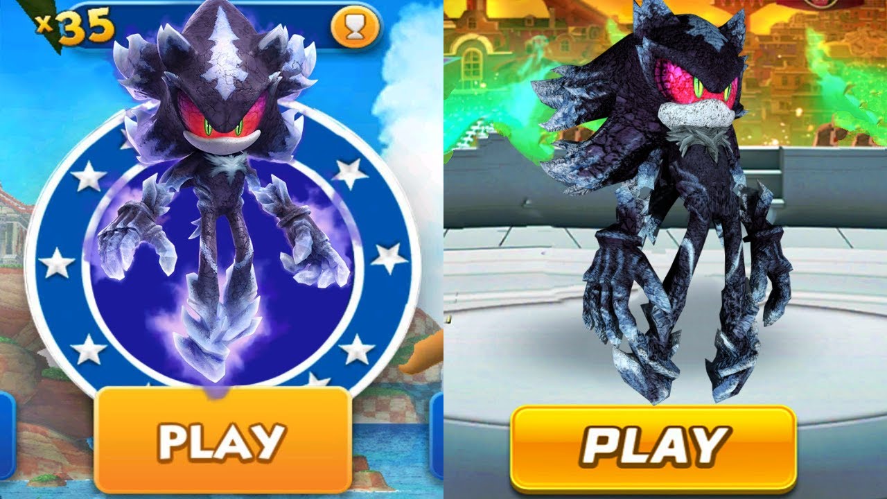 Sonic Dash vs Sonic Forces - Mephiles the Dark New Character Unlocked ...