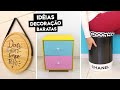 DIY DECORAÇÃO #3 - IDEIAS INCRÍVEIS DE DECORAÇÃO