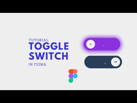 Figma tutorial - Create an interactive toggle switch | UI/UX design