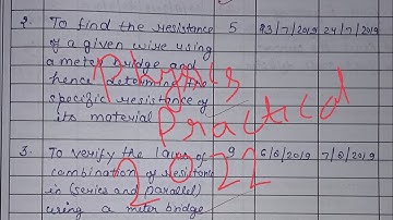 CLASS 12 Physics Practical File|| all board || Up board