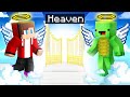 Jj and mikey went to heaven in minecraft   maizen