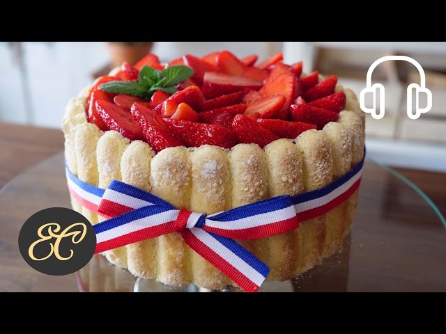 草莓夏洛特蛋糕食譜シャルロットの作り方| 4K