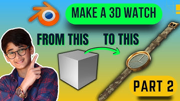 How To Model a Watch in Blender? | 3D Watch Modeling Part 02 | Blender Tutorial in Hindi Urdu