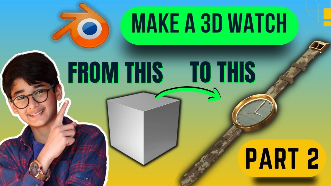 how-to-model-a-watch-in-blender-3d-watch-modeling-part-02-blender