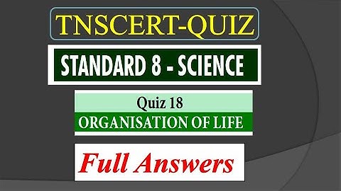 8th Science Quiz 18 With Answer key|8th Std Science Basic Quiz with Answerkey English medium 2021