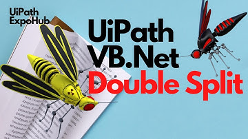 UiPath VB.Net Double Split | VB.Net String Manipulation