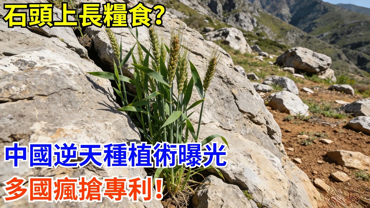 石頭上長糧食？中國逆天種植術曝光，多國瘋搶專利！#科普 #熱門  #國際觀點 #大國工程 #海產品 #科技