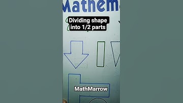 How divide different shapes into two equal parts @MathMarrow