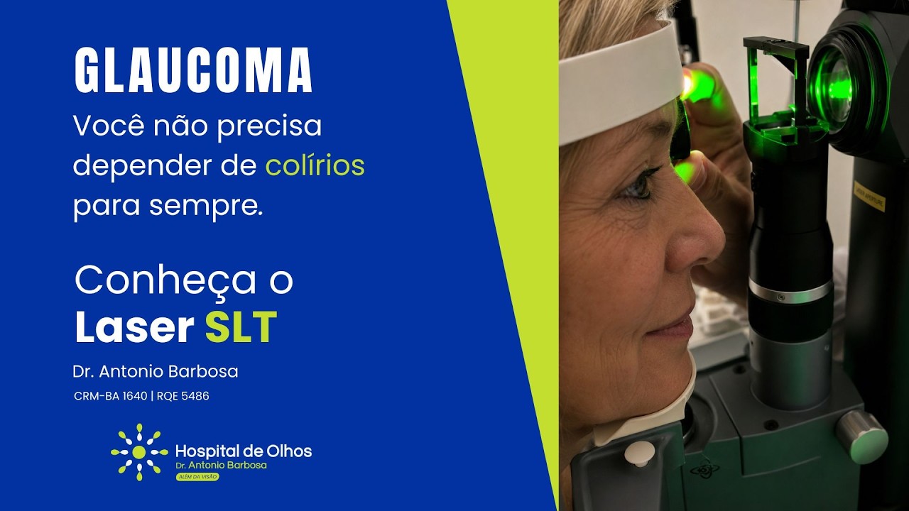 Laser SLT: o fim da dependência do colírio para glaucoma