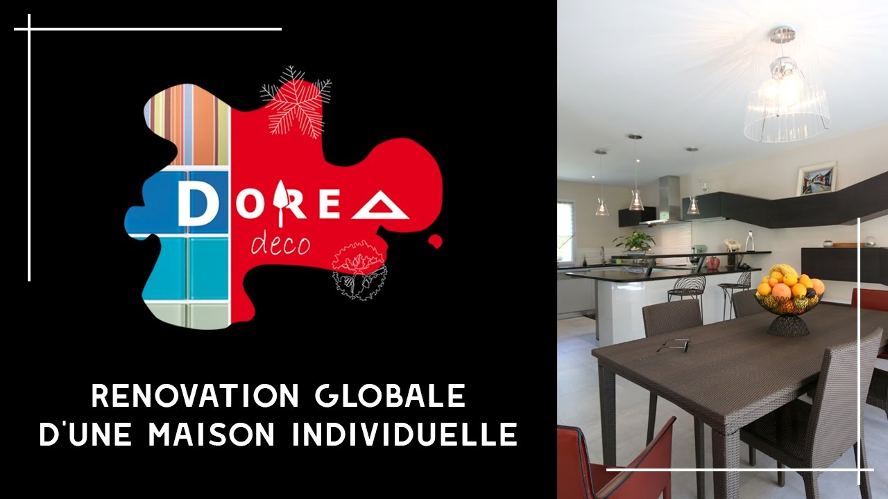 Rénovation d'une maison individuelle,pièce à vivre/entrée/cellier ...
