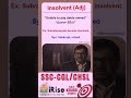 Insolvent (Adj,N) #learnenglish #englishvocabulary #tspsc #appsc #sipc #courtjobs #ssc #cglenglish