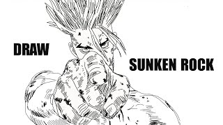 Draw sun ken rock - my favorite character