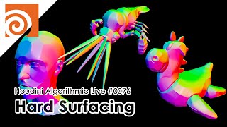 Houdini Algorithmic Live #076 - Hard Surfacing