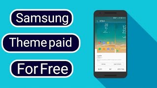 How To Aplly Samsung Trial Theme To Permanent | No Root | screenshot 3