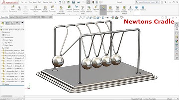 Newton’s Cradle in SolidWorks-Solidworks Motion study