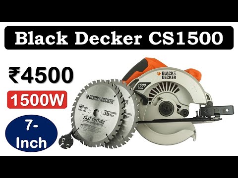 Black+decker 185mm 1500w Circular Saw Cs1500-in