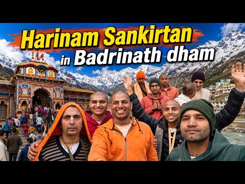 Harinam Sankirtan In Badrinath Dham , Uttrakhand #harekrishna #badrinath