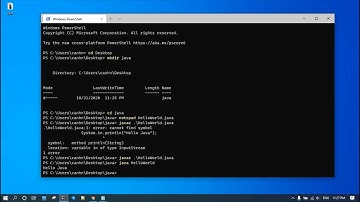 Viết chương trình java HelloWorld bằng Command Line.