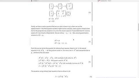 Ordinary least squares tutorial using Julia